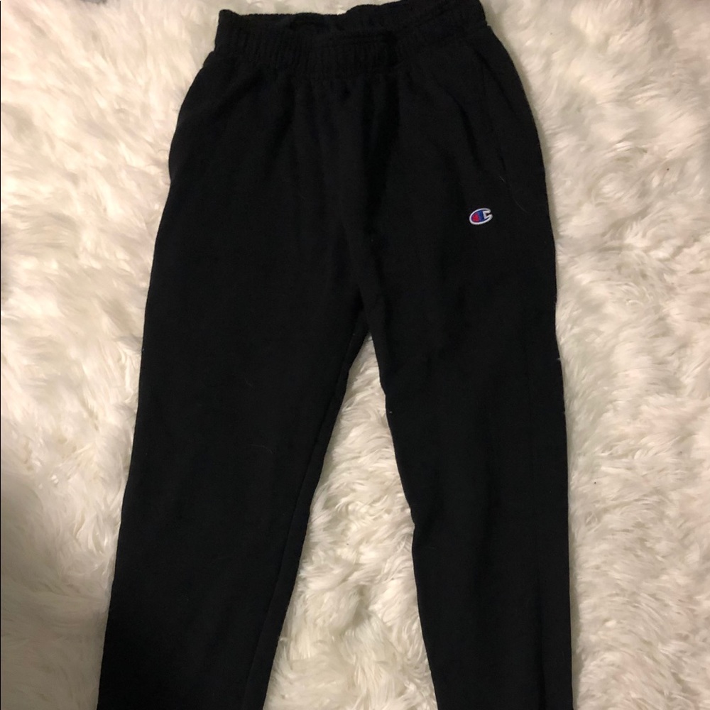 Black champion joggers